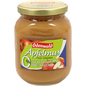 Fruchtpüree Odenwald Apfelmus im Glas, 100% Frucht