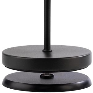 Produktbild für Tischlampe APS Merle 17002, schwarz, LED, warmweiß