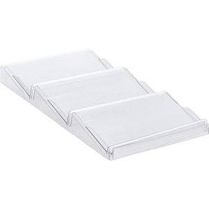 Produktbild für Gewürzregal Zeller Organizer-Set, transparent, mit 3 Fächern