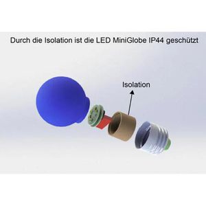 Produktbild für LED-Lampe Blulaxa MiniGlobe, E27