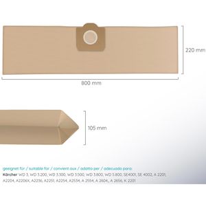Produktbild für Staubsaugerbeutel McFilter KA 32