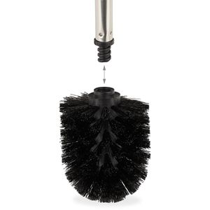Produktbild für WC-Bürstenkopf Relaxdays 10027776, schwarz, 9 Stück