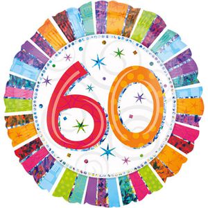 Luftballons Amscan 1607201, Radiant Birthday 60