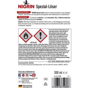 Produktbild für Lackreiniger Nigrin 72280, Speziallöser