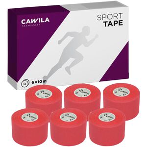 Produktbild für Tapeverband Cawila Sport-Tape, rot