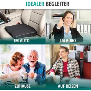 Produktbild für Keilkissen Walser Superior Joe, 12106, schwarz