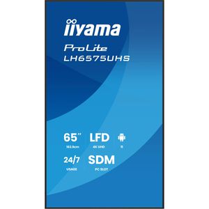Produktbild für Digital-Signage Iiyama ProLite LH6575UHS-B2AG, 64,5 Zoll