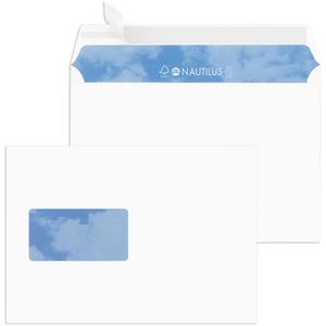 Briefumschläge Mailmedia Nautilus, weiß, C5
