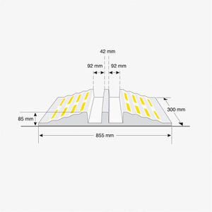 Produktbild für Kabelbrücke Moravia MORION schwarz