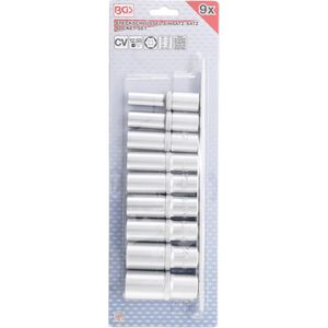 Produktbild für Steckschlüssel BGS-technic 2223 tief, Pro Torque, 9-teilig