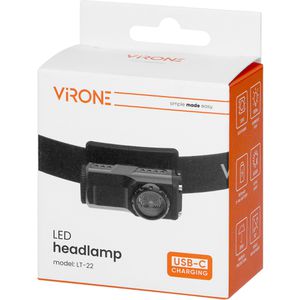 Produktbild für Stirnlampe Virone LT-22 LED, wiederaufladbar