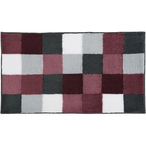 Produktbild für Badematte Kleine-Wolke Badteppich Caro Flanell Old Rose