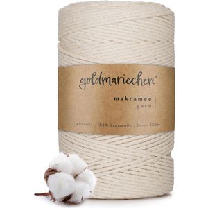 Makramee-Garn goldmariechen Premium