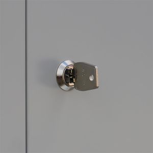 Produktbild für Schließfachschrank Lüllmann 520330, lichtgrau