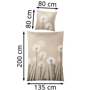 Produktbild für Bettwäsche Kleine-Wolke Belfiore, Taupe, Satin