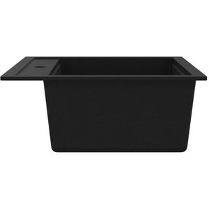 Produktbild für Spülbecken vidaXL 142954, Einzelbecken, schwarz
