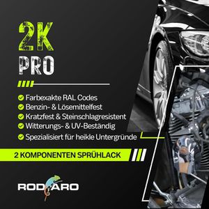 Produktbild für Sprühfarbe 2K-PRO 2-Komponenten Sprühlack, 250ml