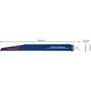 Produktbild für Säbelsägeblatt Bosch Expert Multi Material S 1256 XHM