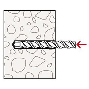 Produktbild für Schrauben-Dübel-Set Fischer 557916, EasyHook Angle
