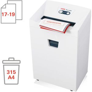 Produktbild für Aktenvernichter HSM Pure 420, 2340111, weiß, mit Rollen