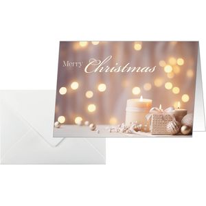 Produktbild für Weihnachtskarte Sigel DS634, Golden Glow