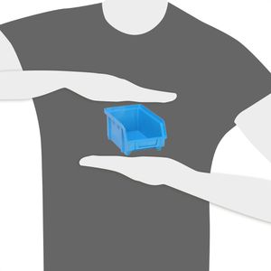 Produktbild für Sichtlagerkasten Hünersdorff 652300, Größe 2