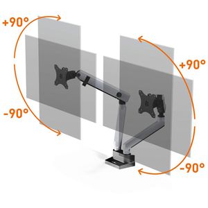 Produktbild für Monitorhalterung Durable SELECT PLUS, VESA 75x75 &amp; 100x100 mm