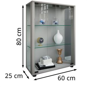 Produktbild für Glasvitrine VCM Sintalo, stehend