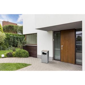 Produktbild für Aschenbecher VAR B42R, 3094, silber, für Outdoor