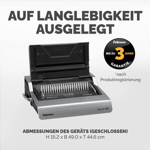Produktbild für Bindegerät Fellowes Galaxy-E 500, A4, elektrisch