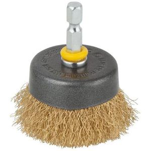 Drahtbürste Wolfcraft 2112000, gewellt, Topfbürste