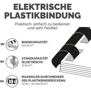 Produktbild für Bindegerät Fellowes Orion-E 500, A4, elektrisch