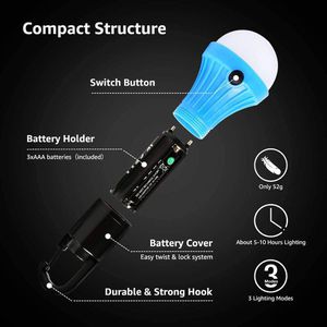Produktbild für Campinglampe Lepro mit Batterie