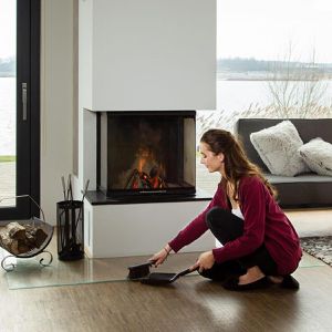 Produktbild für Kehrgarnitur Relaxdays klein, mit Kunststoffborsten