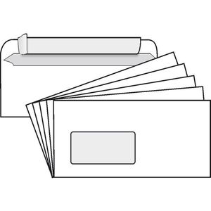 Briefumschläge ELCO 74534.12, DIN lang+, weiß