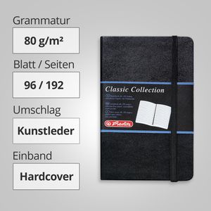 Produktbild für Notizbuch Herlitz my.book classic, Kunstleder Hardcover