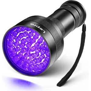 UV-Taschenlampe Lepro mit LED, 13 cm