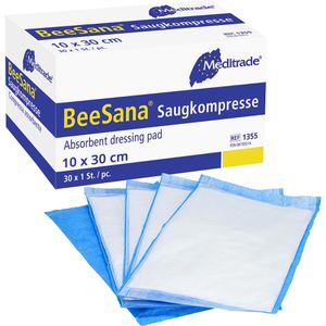 Produktbild für Saugkompressen Meditrade BeeSana, 2-lagig, unsteril