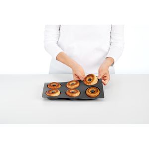 Produktbild für Backform Lekue Doughnut, für 6 Ringe, aus Silikon