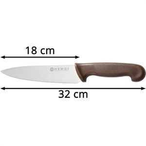 Produktbild für Kochmesser Hendi HACCP 842669, mit Kunststoffgriff braun