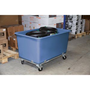 Produktbild für Großbehälter CEMO 7568, 200 Liter, flache Ausführung