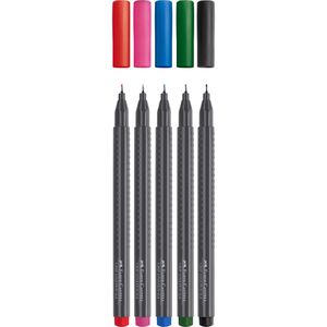 Produktbild für Fineliner Faber-Castell Grip Finepen Basic 151604