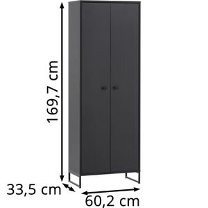 Produktbild für Schuhschrank Schildmeyer Janne, 701782, schwarz