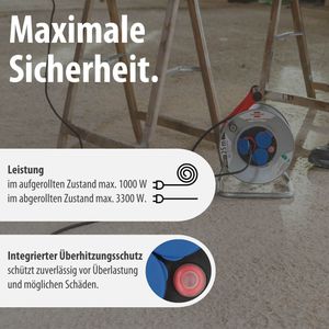 Produktbild für Kabeltrommel Brennenstuhl Garant S Bremaxx, 25m