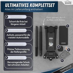 Produktbild für Rangierwagenheber Tarpofix WGH-30-SW, schwarz