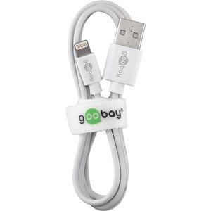 Produktbild für Ladekabel Goobay 72907, weiß, 2m