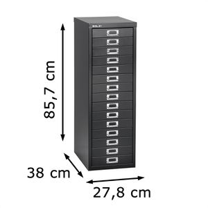 Produktbild für Schubladenschrank Bisley MultiDrawer, aus Metall