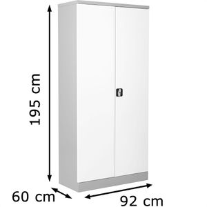 Produktbild für Aktenschrank G-Office FLC.196/N, aus Metall