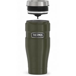 Produktbild für Thermobecher Thermos Stainless King Mug green mat, grün
