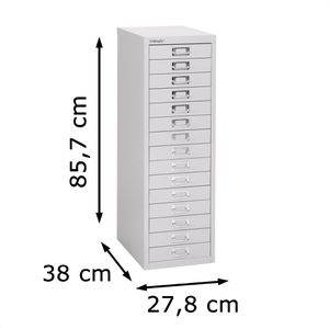 Produktbild für Schubladenschrank Bisley MultiDrawer, aus Metall